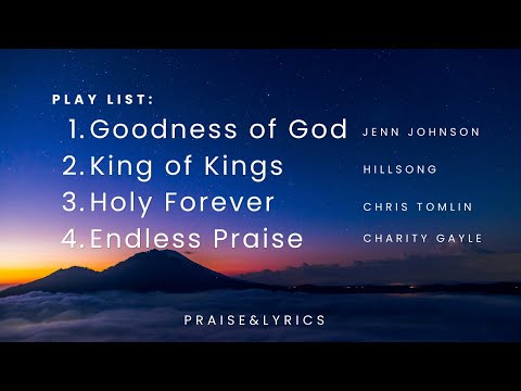 Worship Song Playlist ( Goodness of God, King of Kings, Holy Forever, Endless Praise I Praise&Lyrics