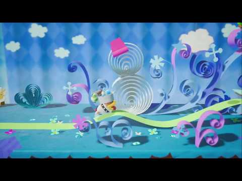 Poochy's Tape Trail ~ Go-Go Land - Yoshi's Crafted World - No Commentary 1bq