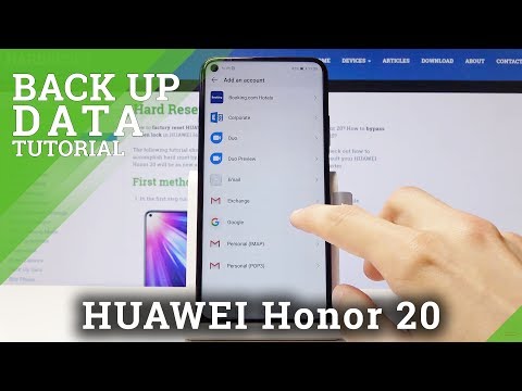 Backup Data in HUAWEI Honor 20 - Allow Google Backup