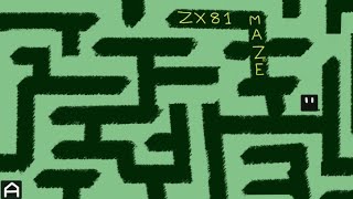 ZX81 - Maze - with added enemy hunting you