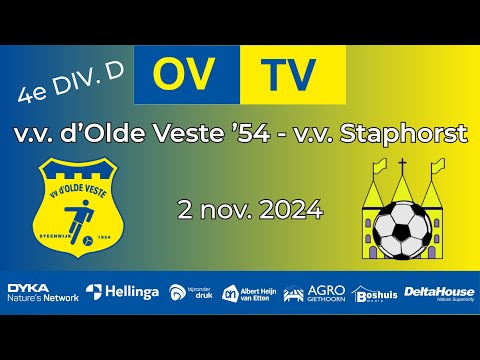 OV-TV | Samenvatting | v.v. d'Olde Veste'54 - v.v. Staphorst | 02-11-2024 | 4e Div. D