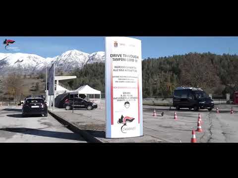 Drive in dei carabinieri nella provincia dell’Aquila