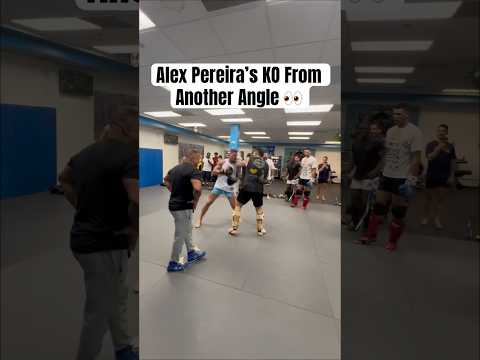 Alex Pereira’s KO From Another Angle 👀