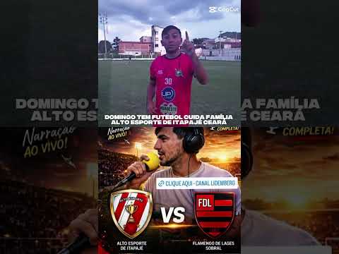 CUIDA FAMÍLIA ALTO ESPORTE DE ITAPAJÉ CEARÁ DOMINGO TEM FUTEBOL CUIDA