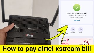 How to pay airtel xstream fiber broadband bill  | Airtel fiber ka bill payment kaise kare