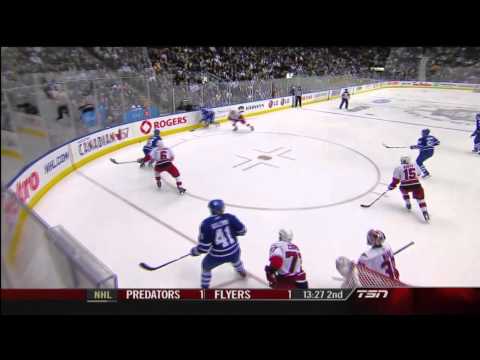 MacArthur Goal - Canes 0 vs Leafs 1 - Feb 3rd 2011 (HD) Re-Upload