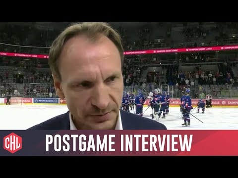 Postgame interviews: Adler Mannheim vs. GKS Tychy