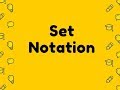 Set Theory Notation Calculator Video