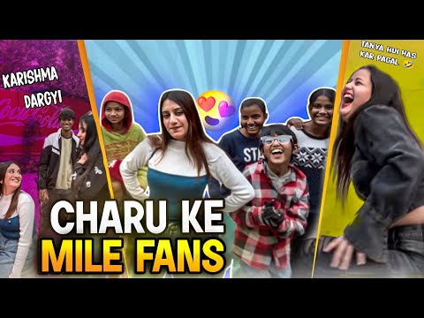 Charu ke itne saare fans mil gaye🥺❤️ #youtube #youtubeindia 