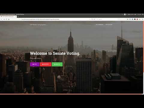 Ethereum DApp – Voting System