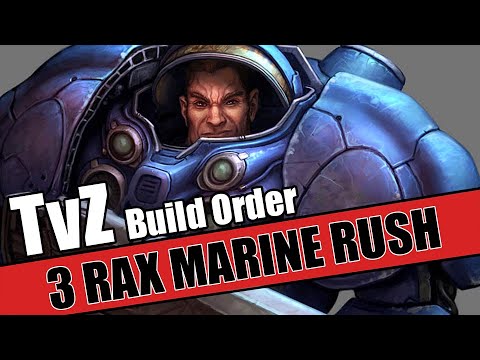 Build Order Tutorial: TvZ 3 Rax Marine Rush