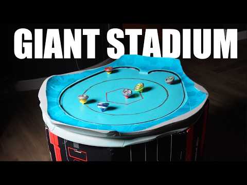 I Made a LIFE SIZE Beyblade X Anime Stadium in Real Life!!