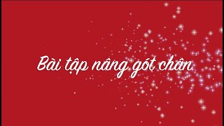 Cc31. Bài tập nâng gót chân