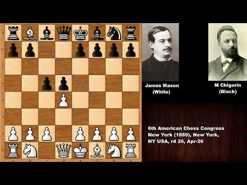 James Mason vs Mikhail Chigorin - New York (1889)
