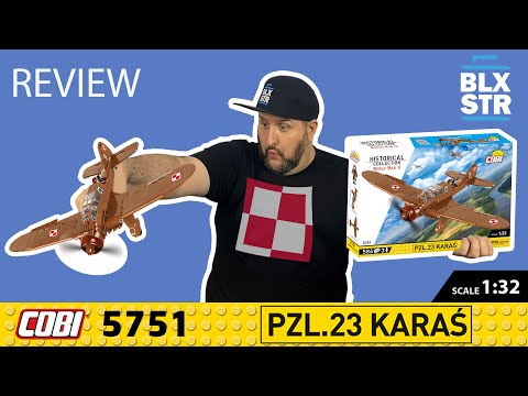 The best plane of 2024? COBI 5751 PZL.23 Karaś 💥 1:32 ▶️ UNBOXING & REVIEW