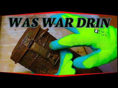 🍀WAS WAR IN DEM GASMASKENBEHÄLTER DEN ICH BEIM SONDELN GEFUNDEN HABE🍀