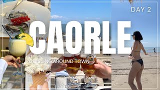 【Caorle Vlog #2】ジェラートが美味しすぎた🍨💛 街ブラと海鮮ディナーの1日