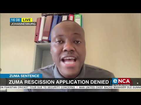 Zuma rescission application denied