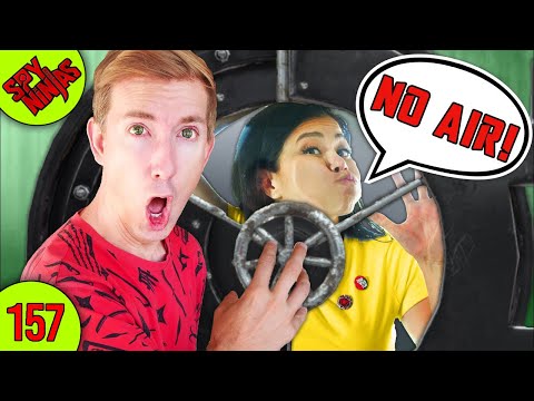 SPENDING 24 HOURS in a BANK VAULT SAFE! - Spy Ninjas #157