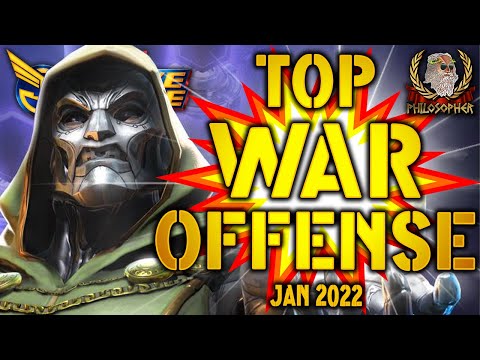 Top War Offense Teams - Tier List and Analysis - January 2022 - Marvel Strike Force - MSF