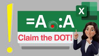 The DOT! Excel Feels DIFFERENT Once You Know It | Before vs. After