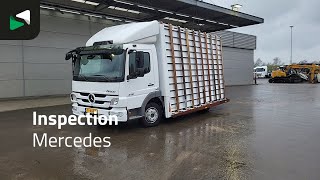 Camion fourgon Mercedes-Benz Atego 818 Atego 4X2 NL-Truck Glass transport truck Automatic Eur | Image 4 - Autoline
