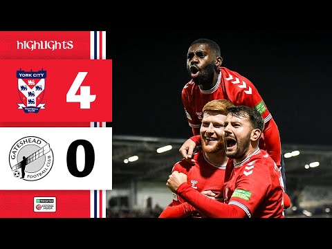 📺 Match Highlights | York City 4-0 Gateshead | 2025/26