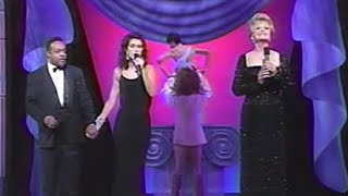 Celine Dion, Angela Lansbury &amp; Peabo Bryson perform &quot;Beauty and The Beast&quot; -64th Academy Awards 1992