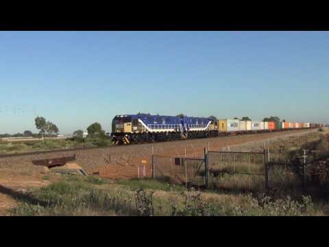 First run of Genset locos in SA 9/3/2017
