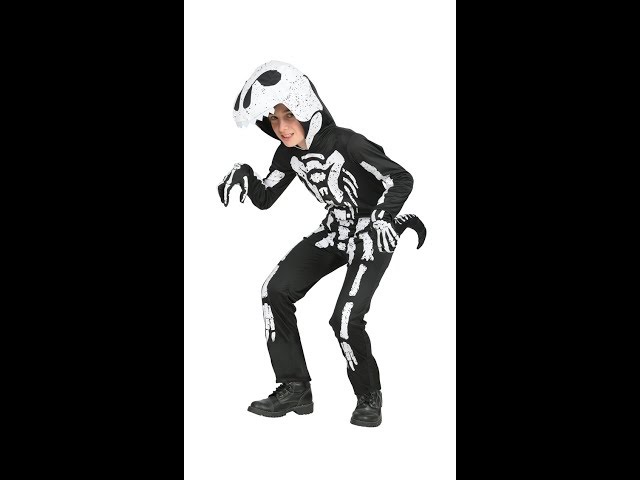T-rex skelet kostume video