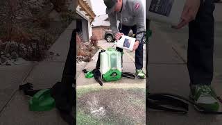 Melting ice on the Sidewalk