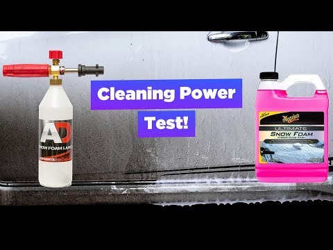 Snow Foam Test : Meguiars Ultimate Snow Foam Xtreme Cling