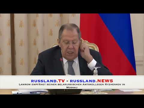 Lawrow empfängt seinen belarussischen Amtskollegen Ryzhenkov in Moskau