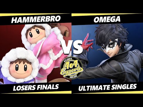 4o4 Smash Night 66 Losers Finals - HammerBro (Ice Climbers) Vs. Omega (Joker) SSBU Ultimate