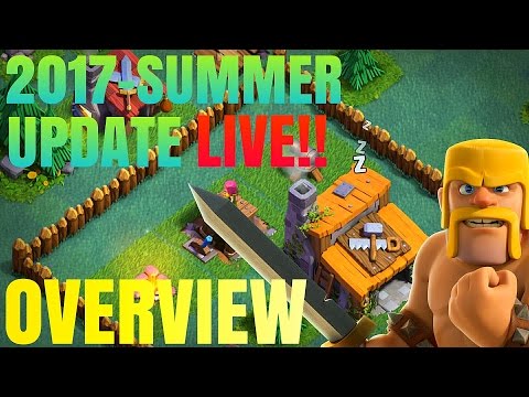 BIG SUMMER-2017 CLASH OF CLANS UPDATE!! QUICK OVERVIEW