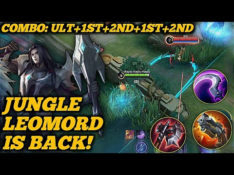 JUNGLE LEOMORD PERFECT COMBO + BUILD | LEOMORD TUTORIAL/ MONTAGE!