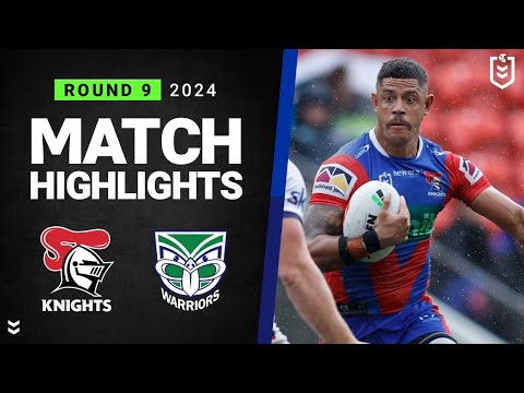 NRL 2024 | Knights v Warriors | Match Highlights