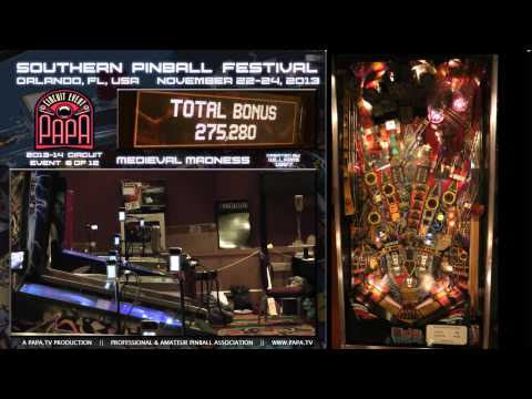 PAPA Circuit Event: Southern Pinball Festival 2013 - Final Round