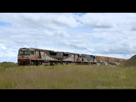5PM9 SCT Freight Train With Boxcars & Containers (17/10/2021) - PoathTV Australian Railways