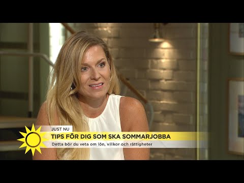 Grattis till sommarjobbet – här är ekonomens bästa tips - Nyhetsmorgon (TV4)