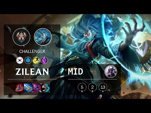 Zilean Mid vs Syndra - KR Challenger Patch 10.10