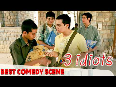 3 Idiots: All Best Comedy Scenes | Amir Khan, Sharman Joshi, R. Madhavan, Hindi Comedy Scenes