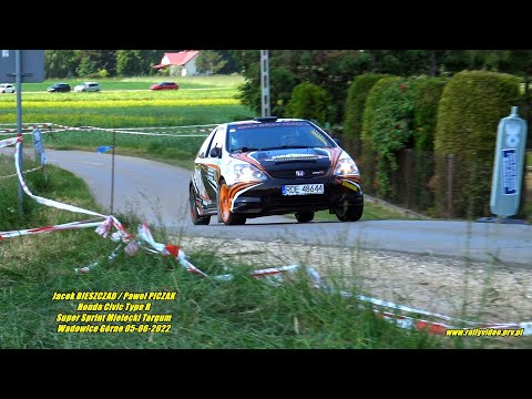 Jacek BIESZCZAD / Paweł PICZAK - Honda Civic Type R - Super Sprint  Targum Wadowice Górne 05-06-2022