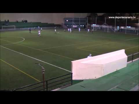 Gol de Chiqui, jugador de la UD San Antonio 19 12 2015 1
