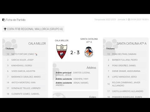 Copa FFIB regional Mallorca