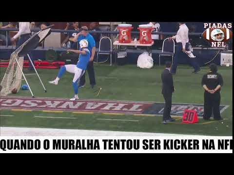 Quando o Muralha tentou ser kicker na NFL