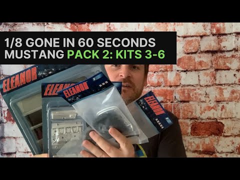 Eaglemoss 1/8 Gone in 60 Seconds Mustang: Build VLOG, Pack 2: Kits 3-6