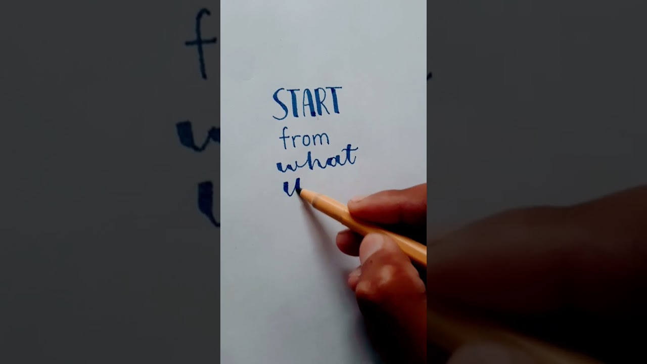 Quotes calligraphy | English writing