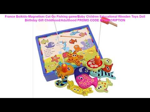 Review France Boikido Magnetism Cat Go Fishing game/Baby Children Educ