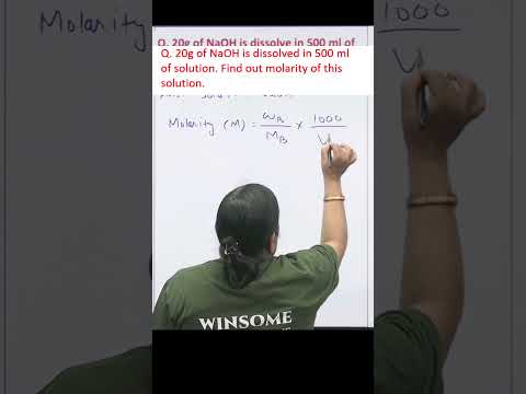 How to calculate Molarity? | Molarity